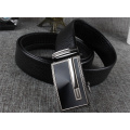 Genuine leather black leather belts in korean fashion